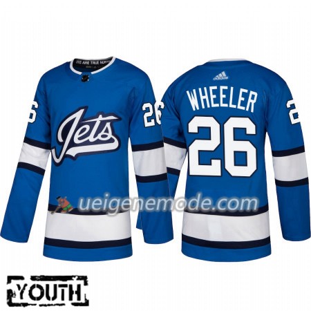 Kinder Eishockey Winnipeg Jets Trikot Blake Wheeler 26 Adidas Alternate 2018-19 Authentic
